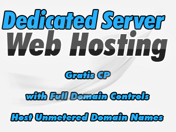 Low-cost dedicated servers hosting accounts